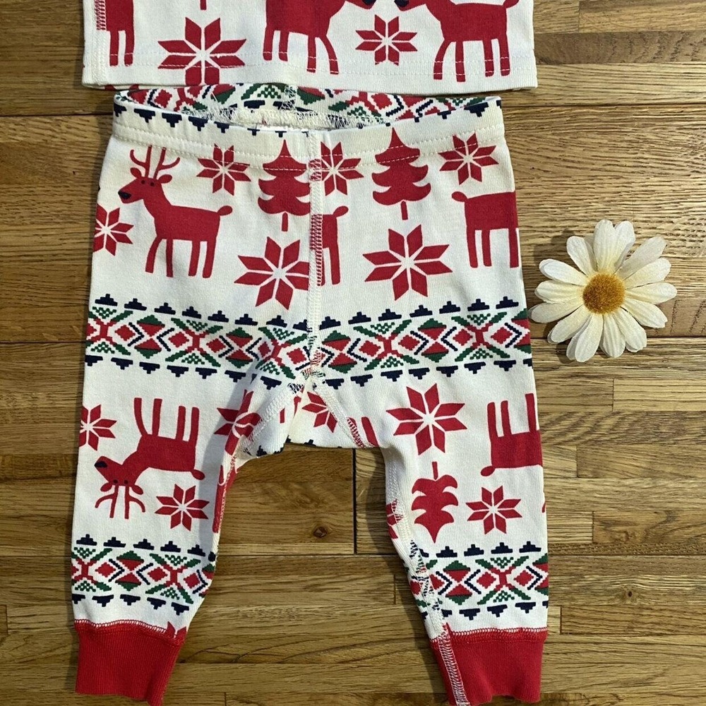 Hanna Andersson Christmas Pajamas Size 60-3-6 Mo - Picture 3 of 8